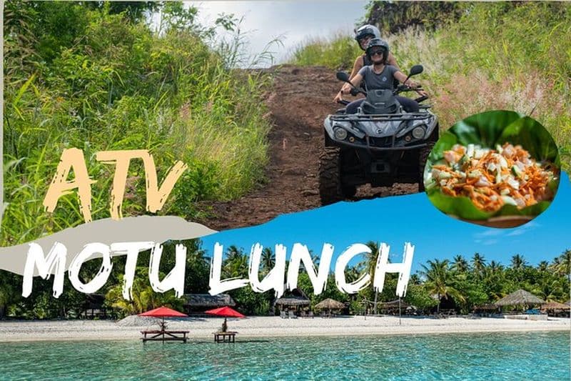 Billet Journée complète Combo Bora Bora VTT Tour & Motu Pass avec Buffet
