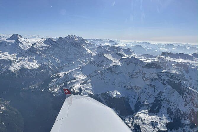 Billet Visite aérienne en avion privé au-dessus des Alpes suisses