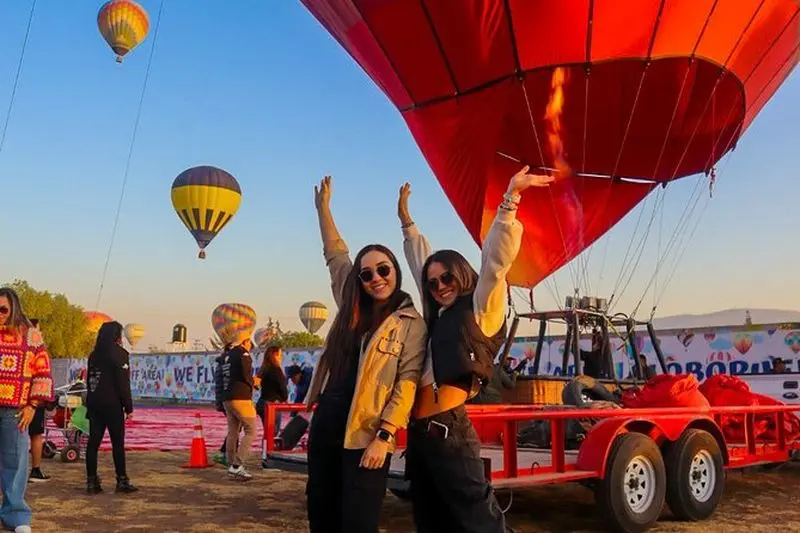 Billet Vols en montgolfière au-dessus de Teotihuacán depuis Mexico ou We Fly