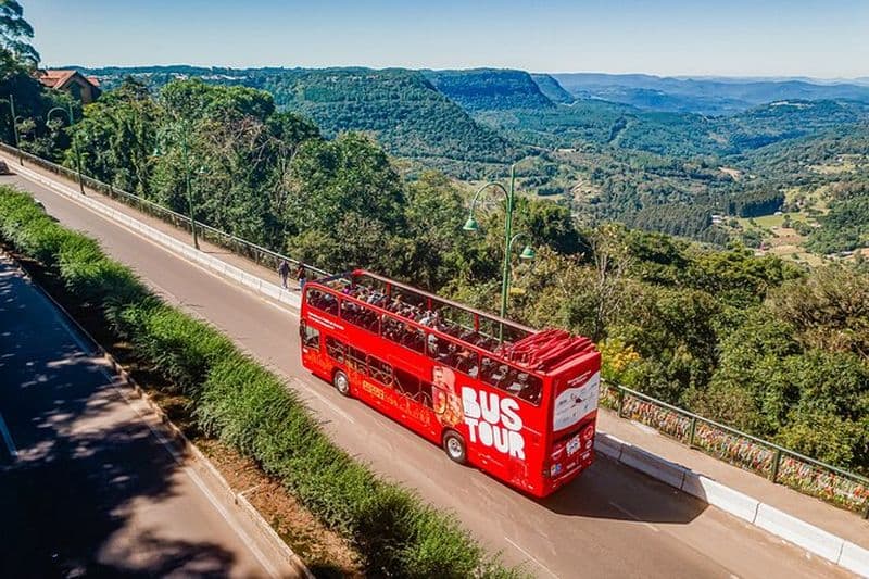 Bus Tour ticket day use: Gramado et Canela Hop-on Hop-off