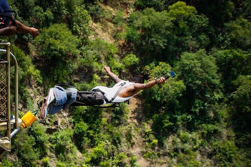 Saut à l'élastique à Shearwater Pont des chutes Victoria