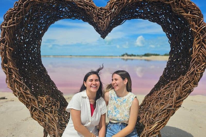 Randonnée à Las Coloradas et excursion en bateau à travers Río Lagartos