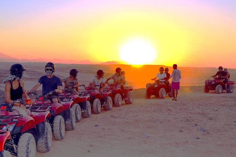 Hurghada Sunset Quad Bike Tour du désert et de la mer Rouge