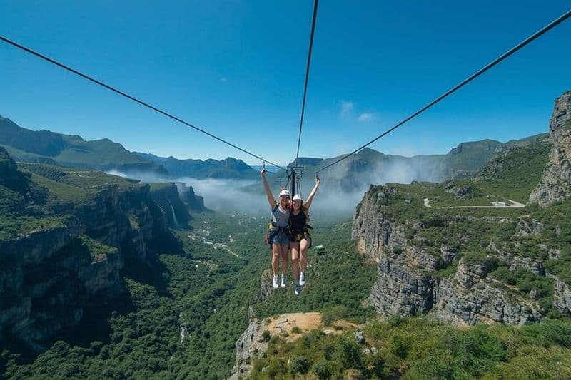 Visite de Cape Canopy en tyrolienne et en guépard