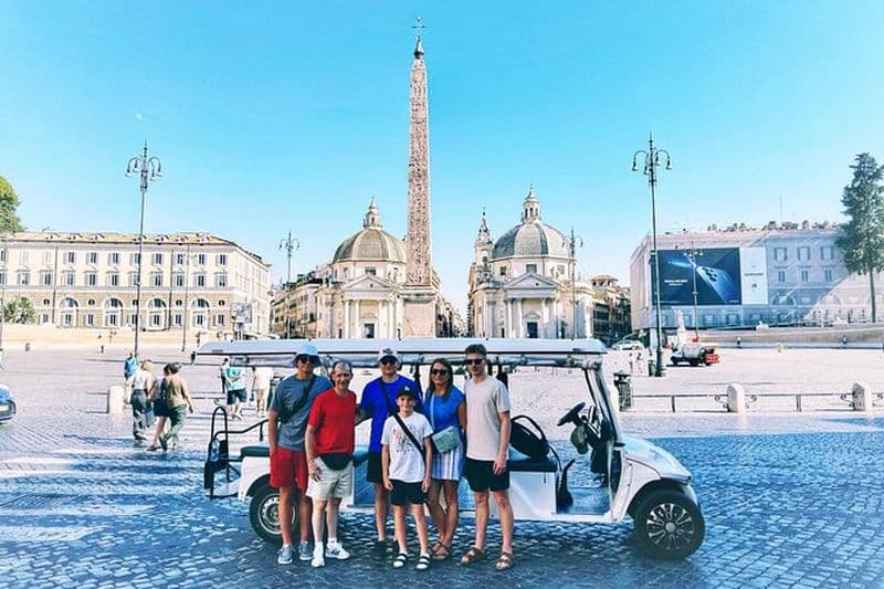 Billet Rome en panier de golf : Visite privée