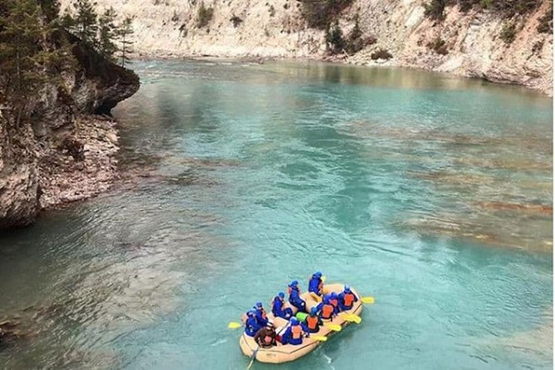 Rafting en eau vive sur la rivière Kootenay - demi-journée