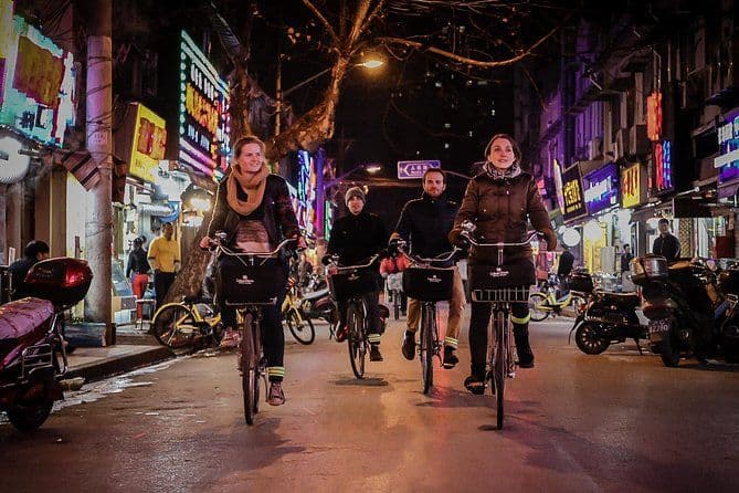 Visite de nuit de Shanghai en vélo
