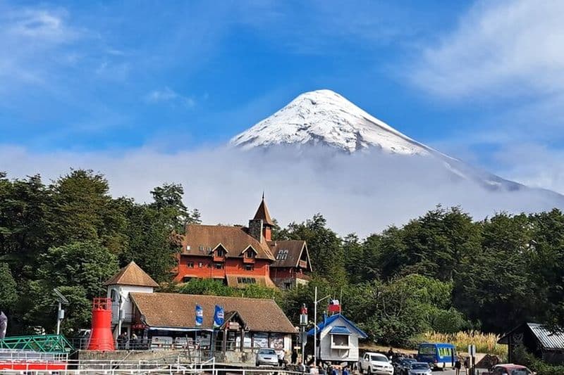 Volcan Osorno et cascades Petrohué : Excursion d'une journée avec pick-up