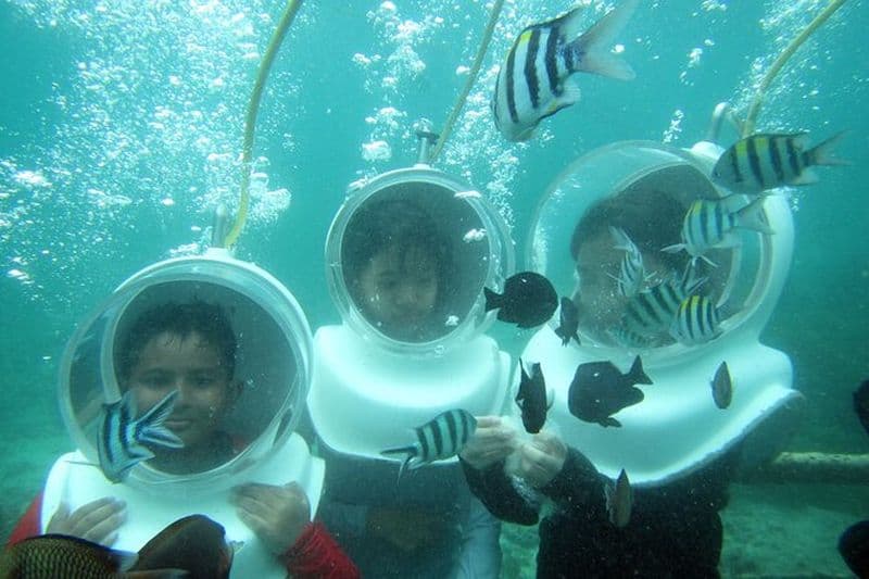 Expérience Bali Sea Walker à la plage de Nusa Dua