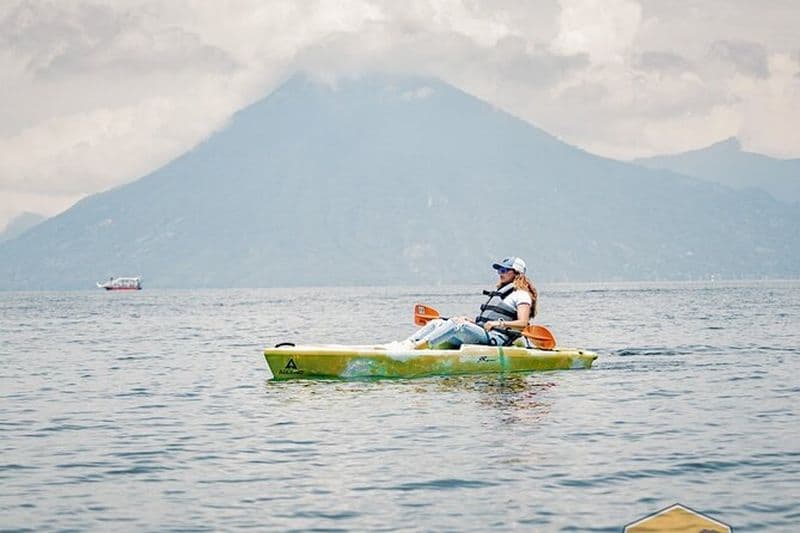 Kayak sur le lac Atitlan
