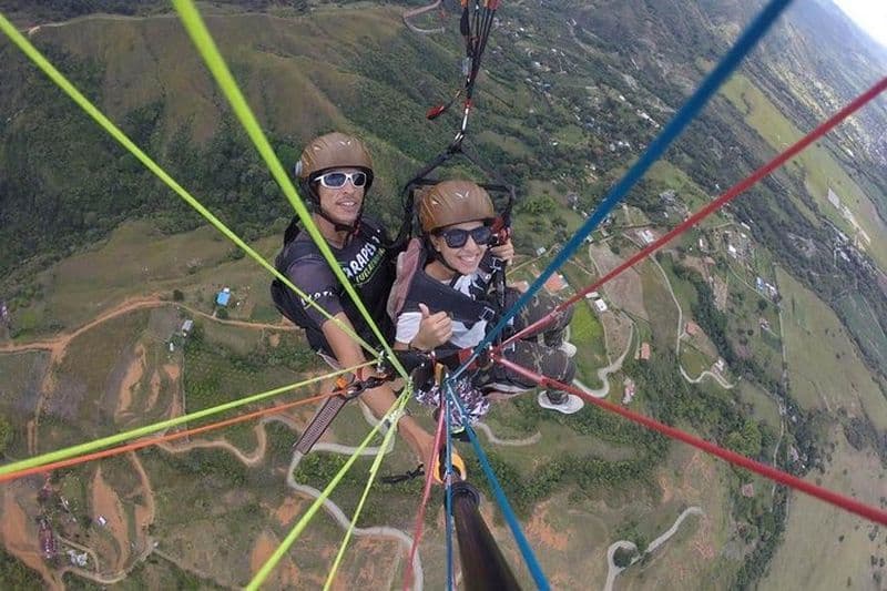 Billet Parapente + Dégustation de vins + Hacienda El Paraíso + Santa Helena