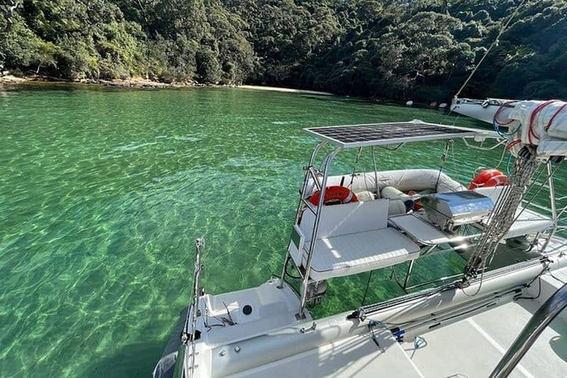 Location de bateau en catamaran privé pour 4 heures dans le port de Sydney