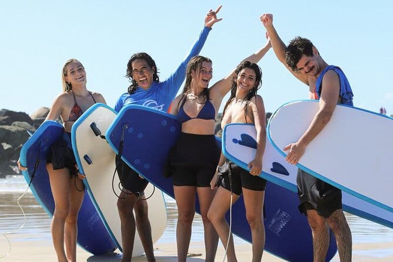 Cours de surf de 2 heures à The Spit, plage principale (à partir de 14 ans)
