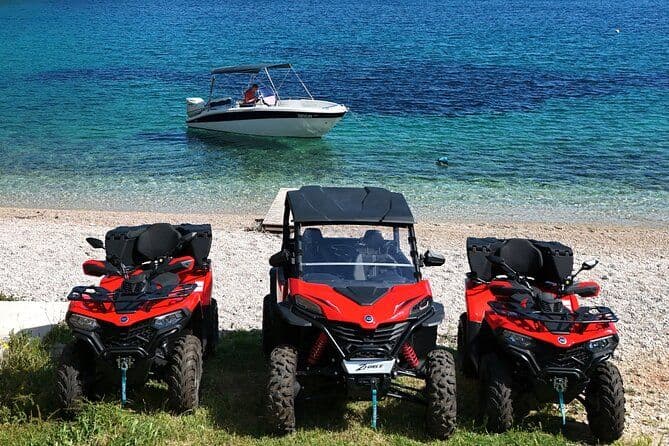 Billet Hvar et Brač Aventure: Quad, Buggy, Bateau à moteur avec déjeuner