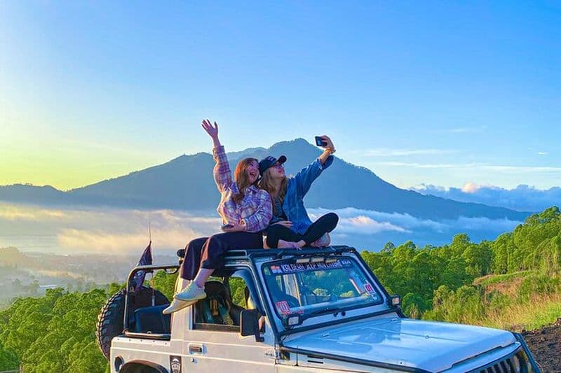 Excursion en jeep au lever du soleil sur le mont Batur