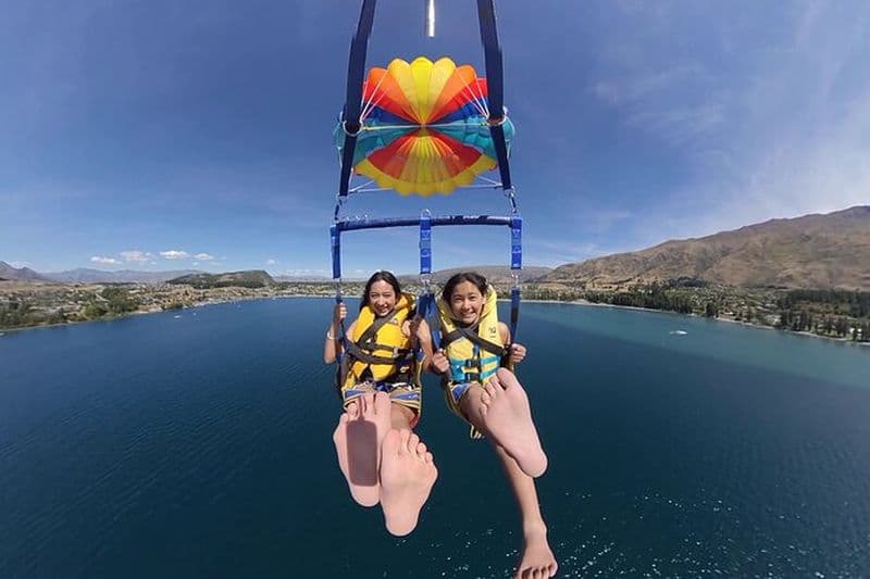 Parachute ascensionnel à Wanaka