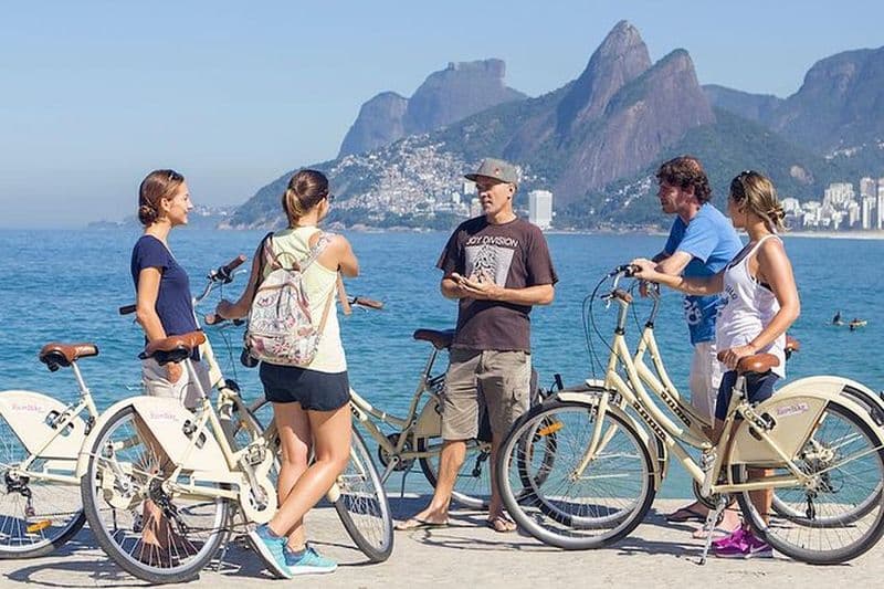 Visite en vélo urbain en petit groupe à Rio de Janeiro