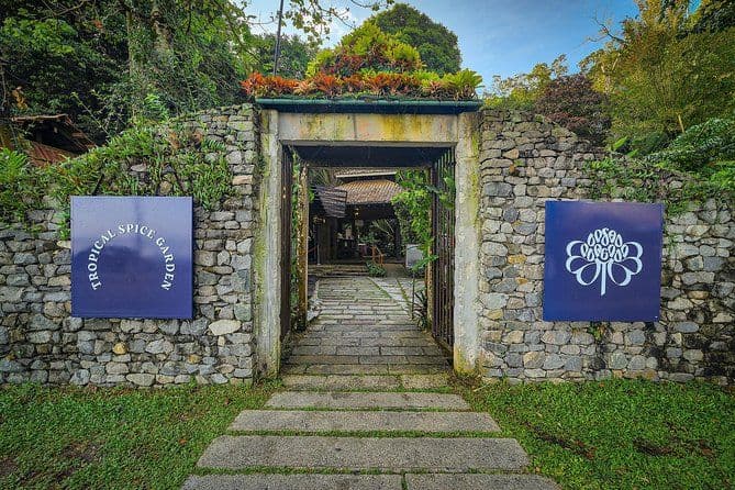 Jardin d'épices tropicales de Penang et Entopia