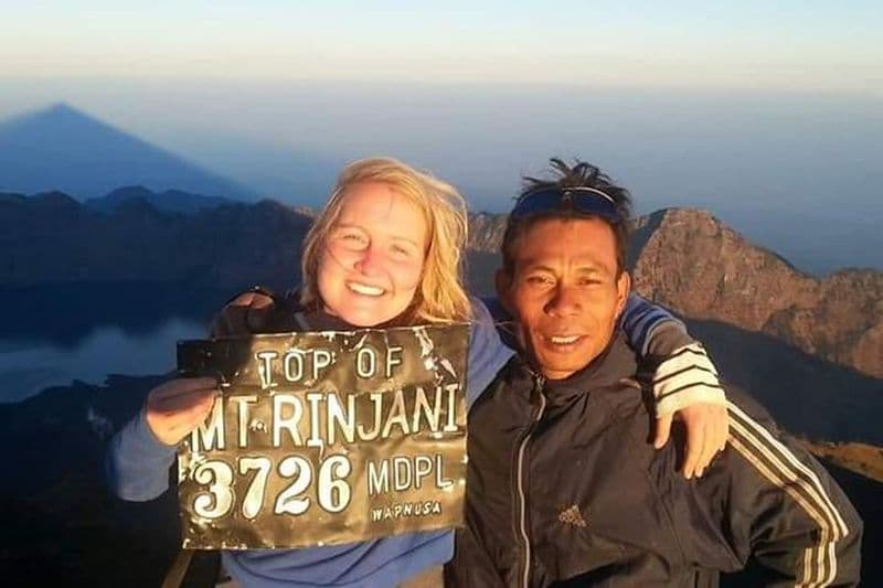 Sommet du mont Rinjani 2J/1N