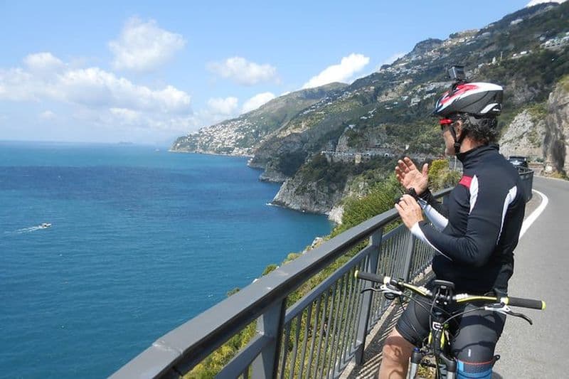 Visite à vélo de la promenade d'Amalfi