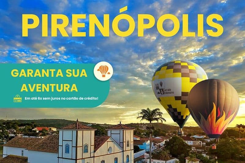 Vol en montgolfière à Pirenópolis
