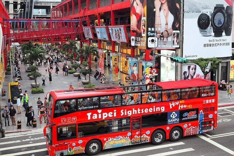 Billet de bus touristique Taipei Double Decker