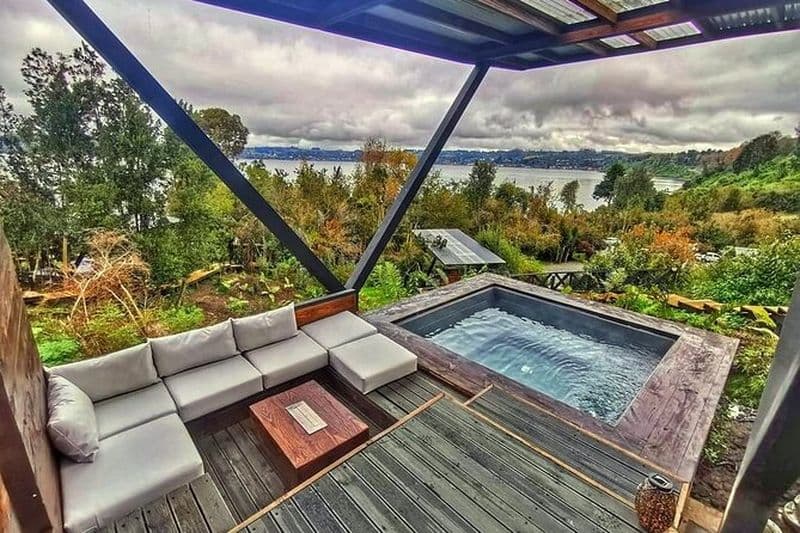 Visite du spa de Cancagua et de la ville de Frutillar journée complète