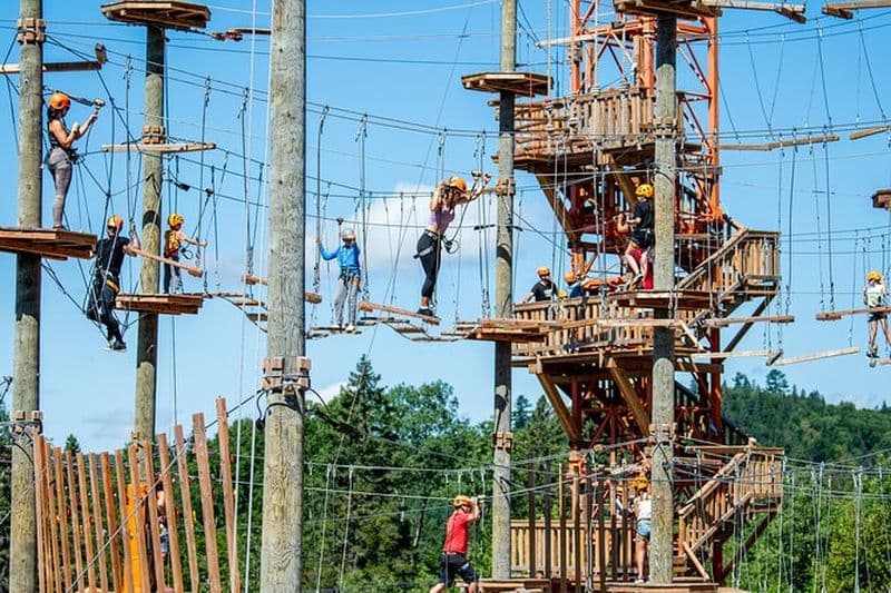 Parcours aventure aérienne Mont-Tremblant
