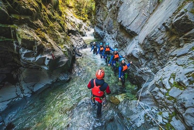 Aventure de canyoning d'une demi-journée à Queenstown