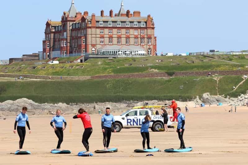 Billet Plage de Fistral : Cours de surf pour débutants
