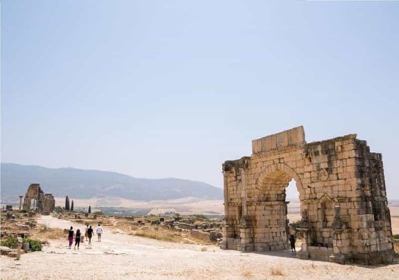 Billet Au départ de Fès : Volubilis, Moulay Idriss et Meknès visite d'une jounée