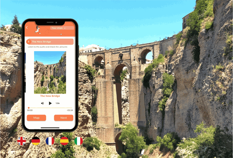 Billet Centre historique de Ronda : visite autoguidée créée par un guide officiel local