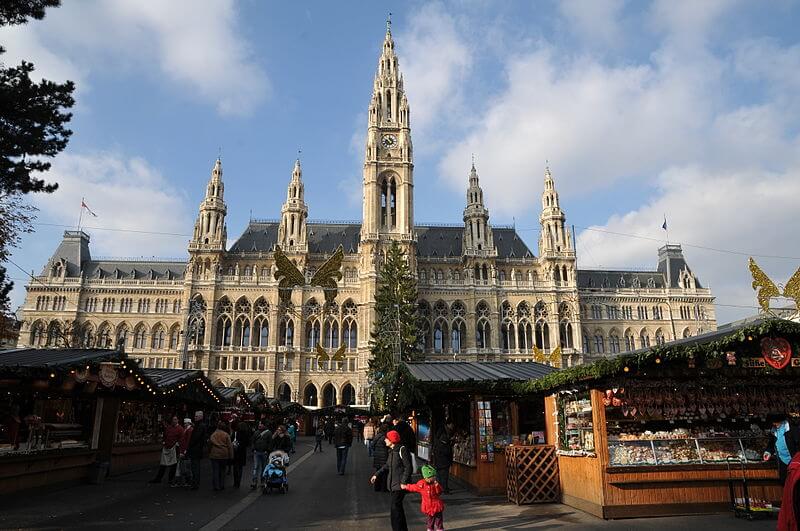 Christkindlmarkt, mercado navideño, Viena