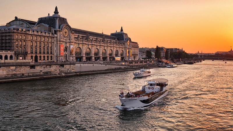 Musée d'Orsay at sunset
